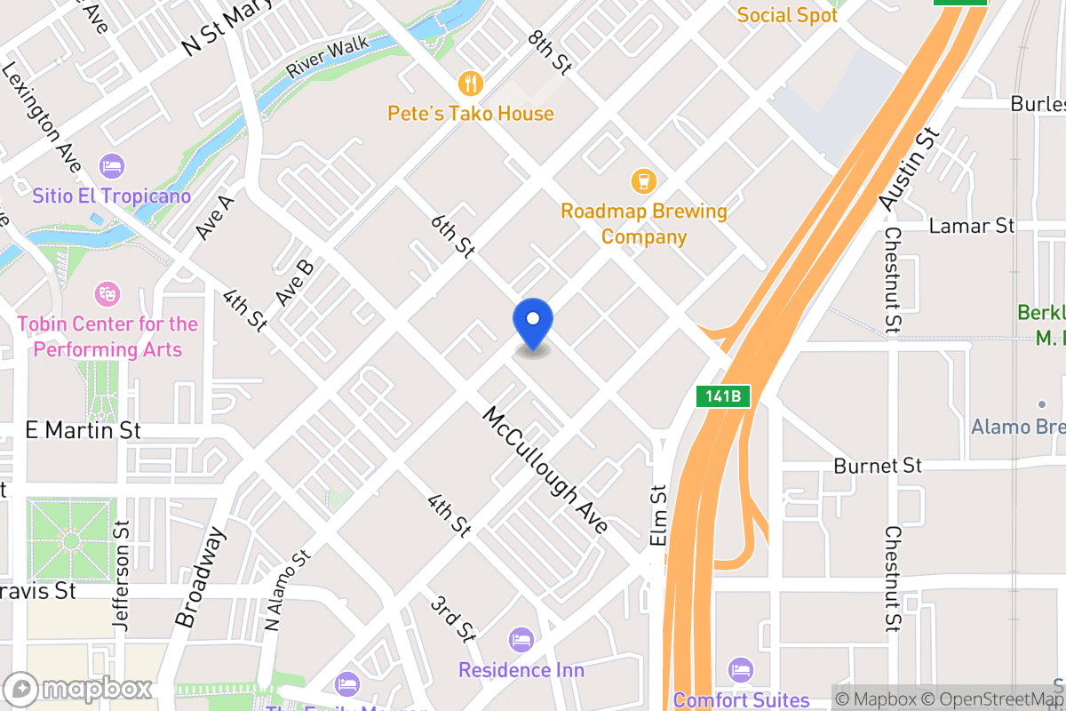 Map of 524 N Alamo St