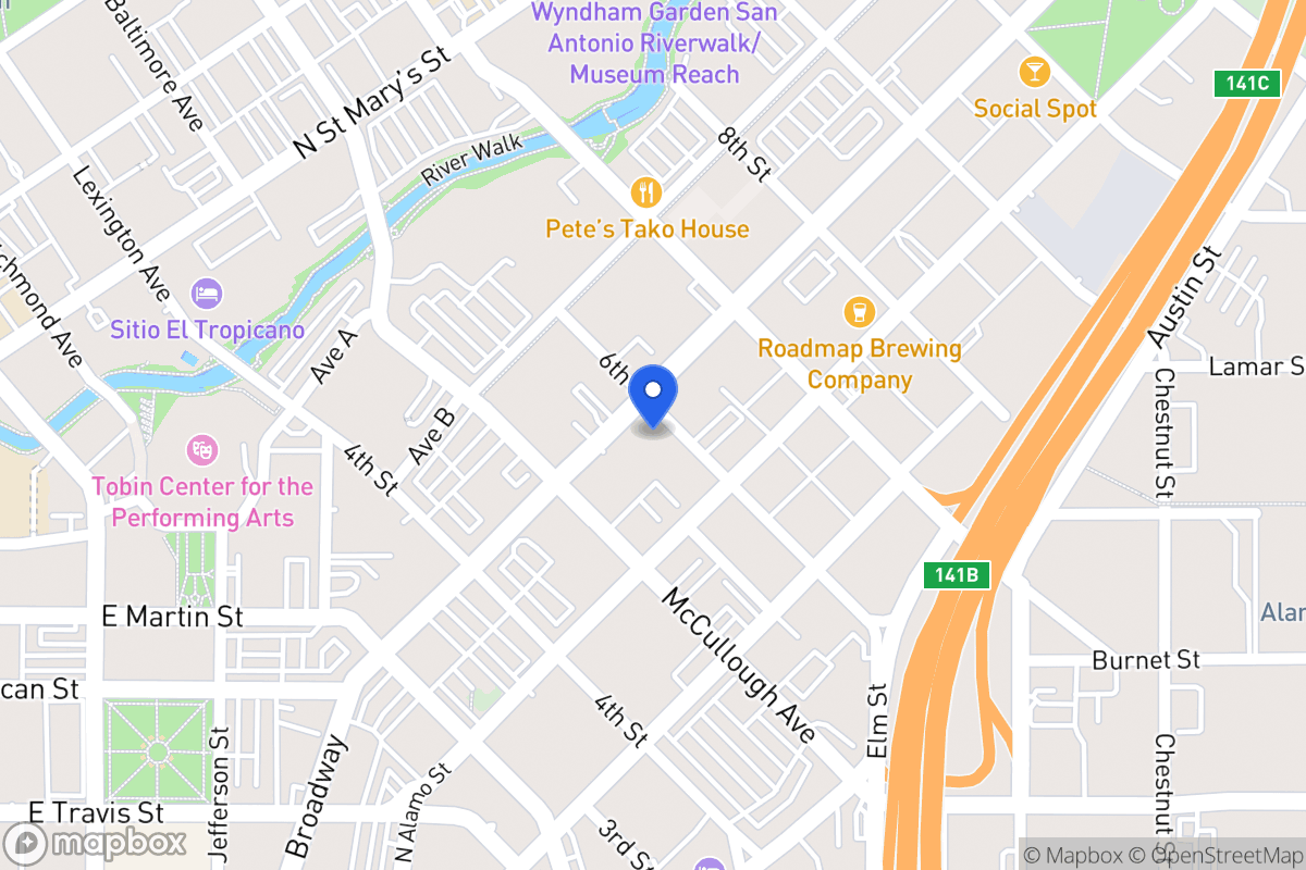 Map of 522  Broadway St