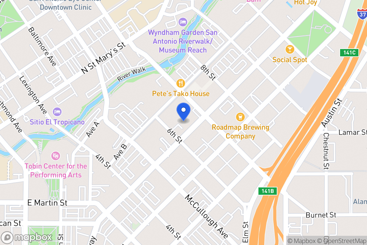 Map of 611  Broadway St