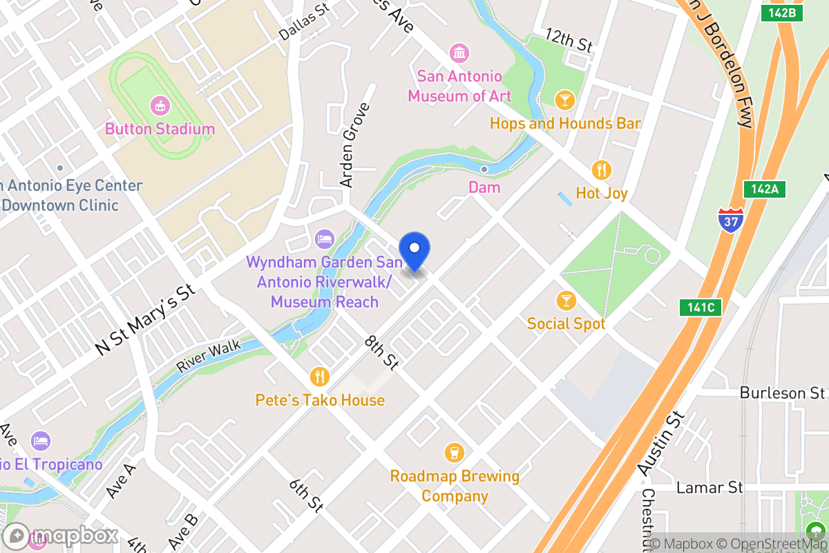 Map of 827  Avenue B