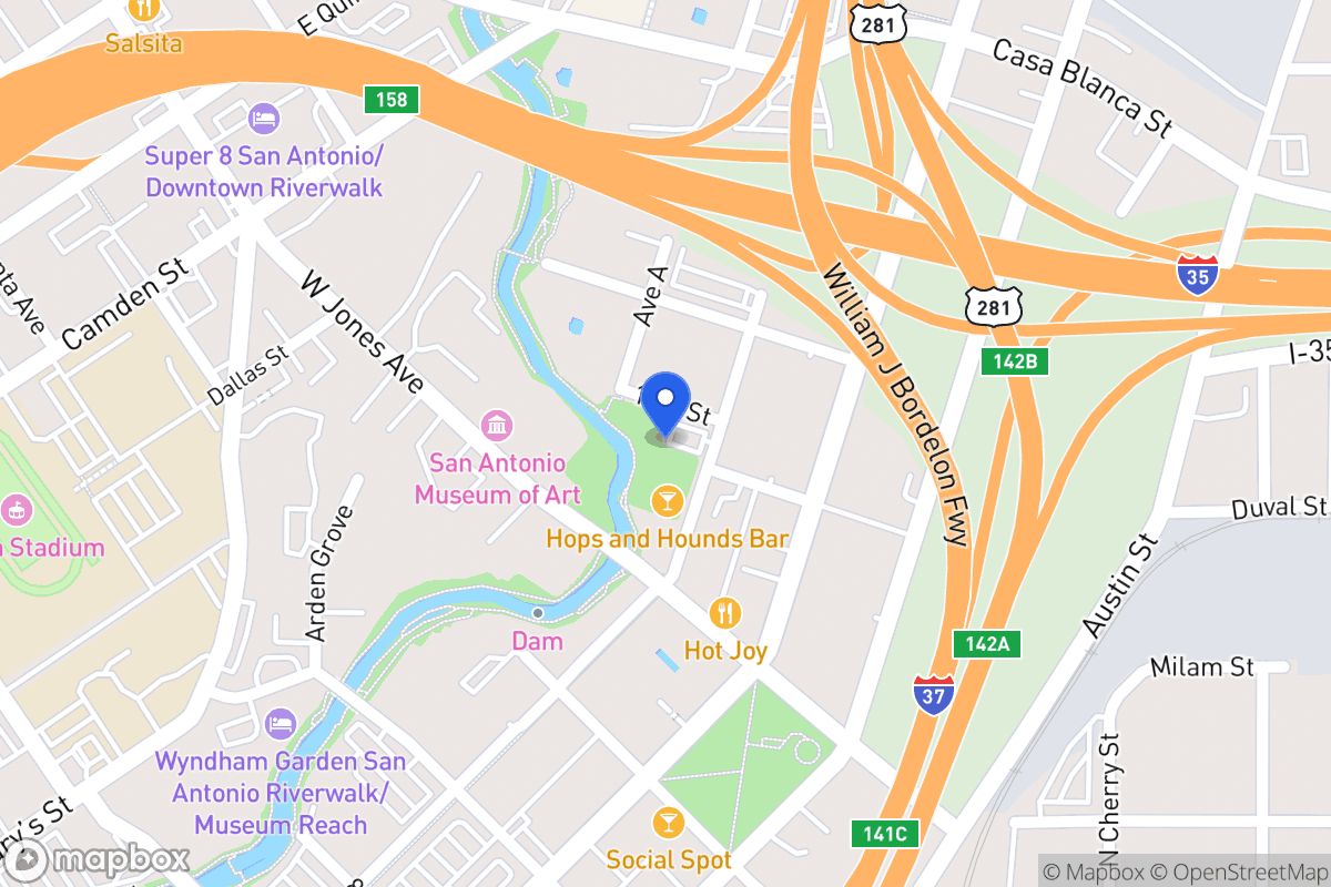 Map of 1127  Avenue B