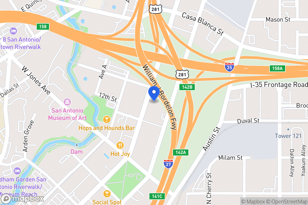 Map of 1220  Broadway St
