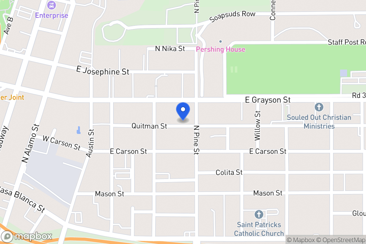 Map of 325  Quitman St