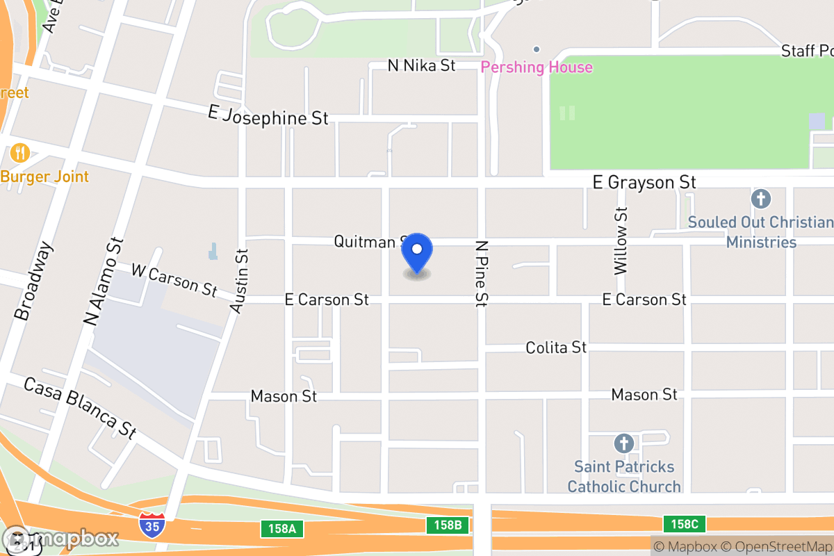 Map of 311 E Carson St