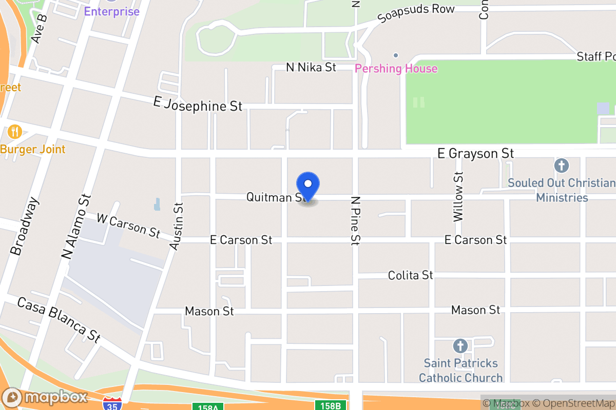 Map of 312  Quitman St