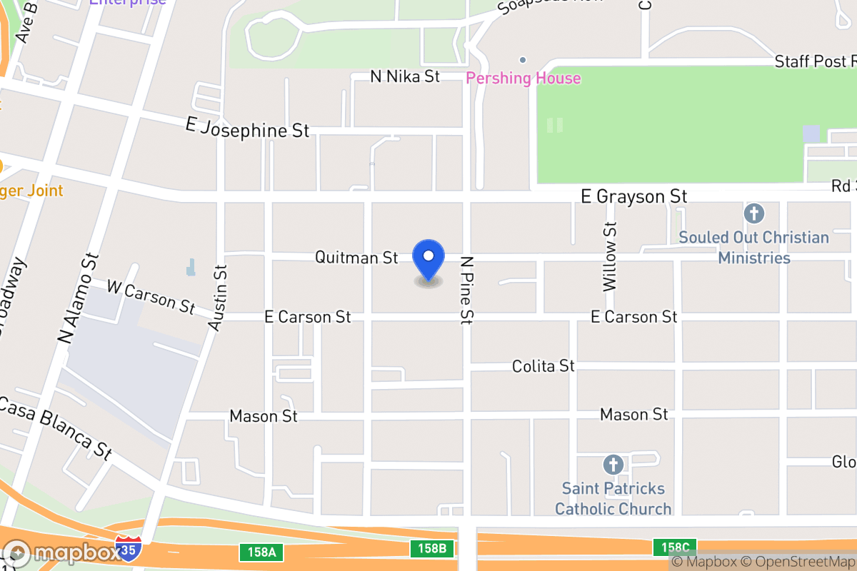 Map of 323 E Carson St