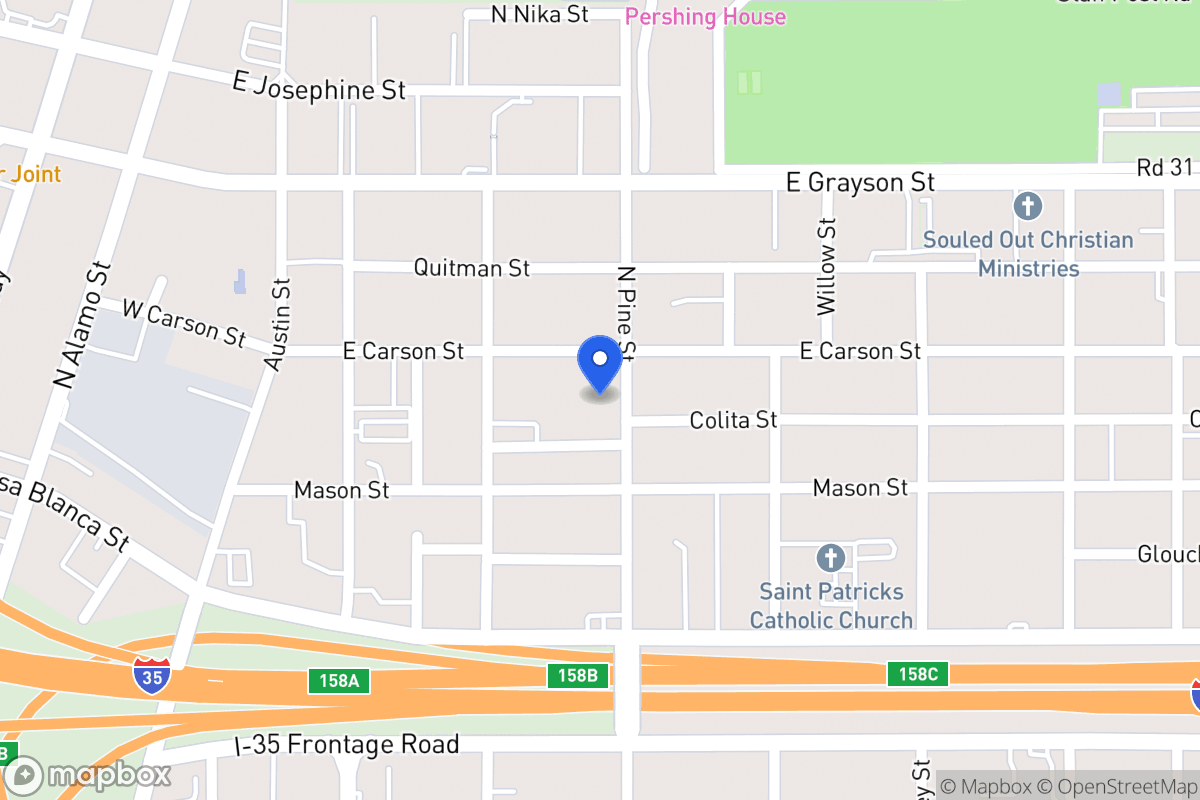 Map of 330 E Carson
