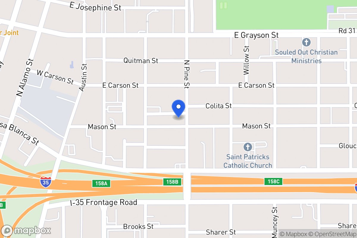 Map of 329  Mason St