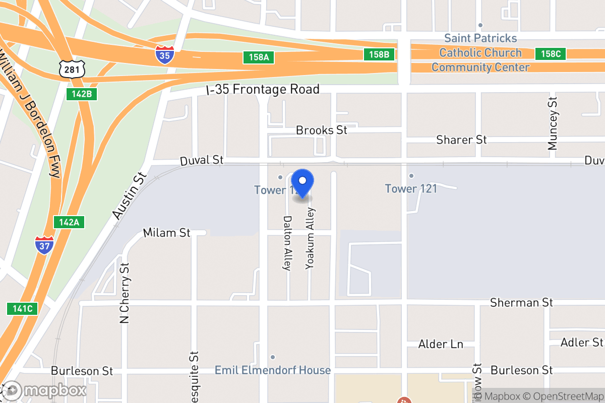 Map of 219  Yoakum Alley