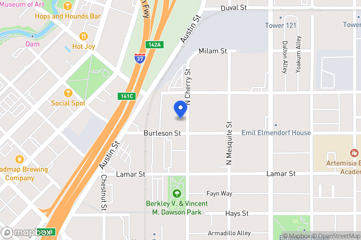 Map of 1011 N Cherry