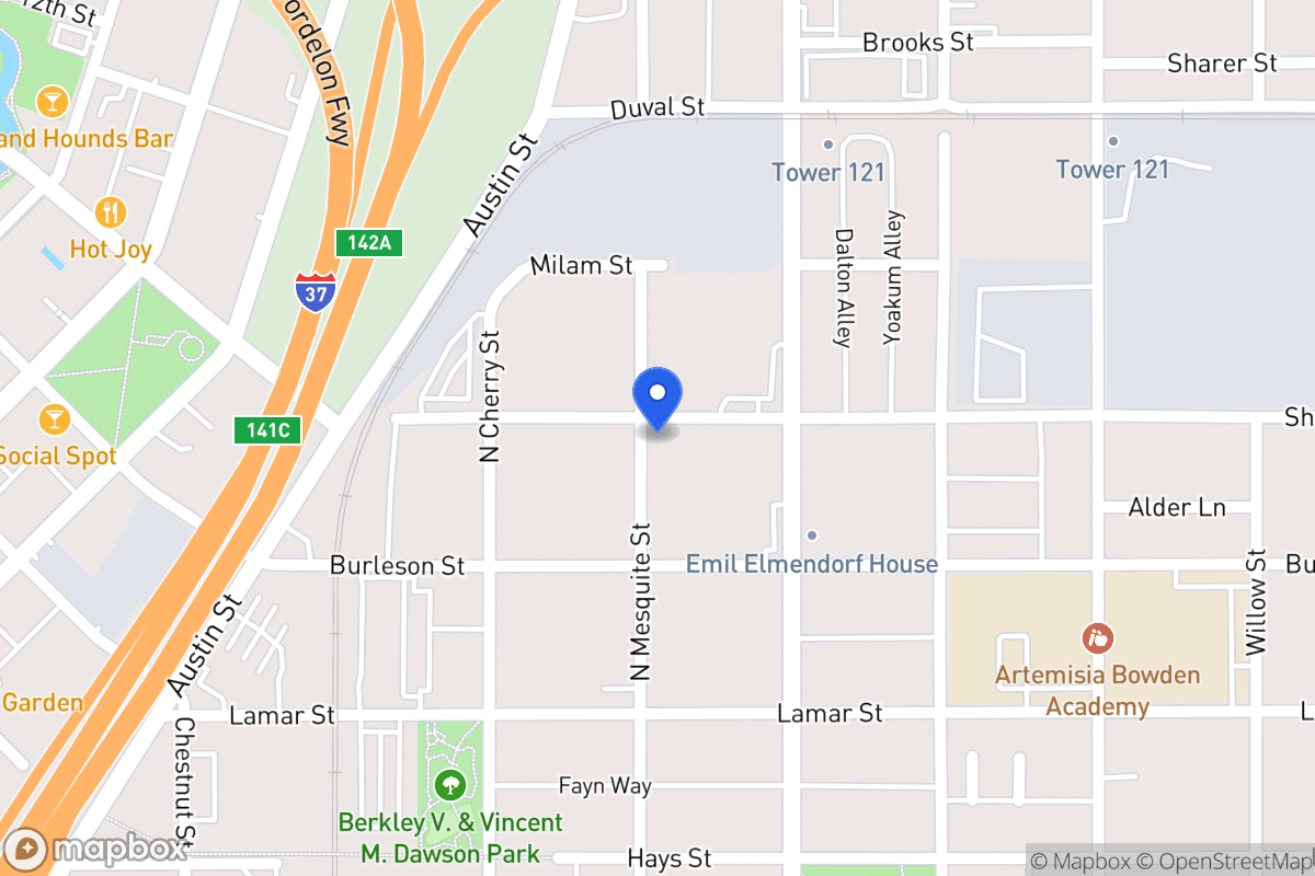 Map of 302  Sherman
