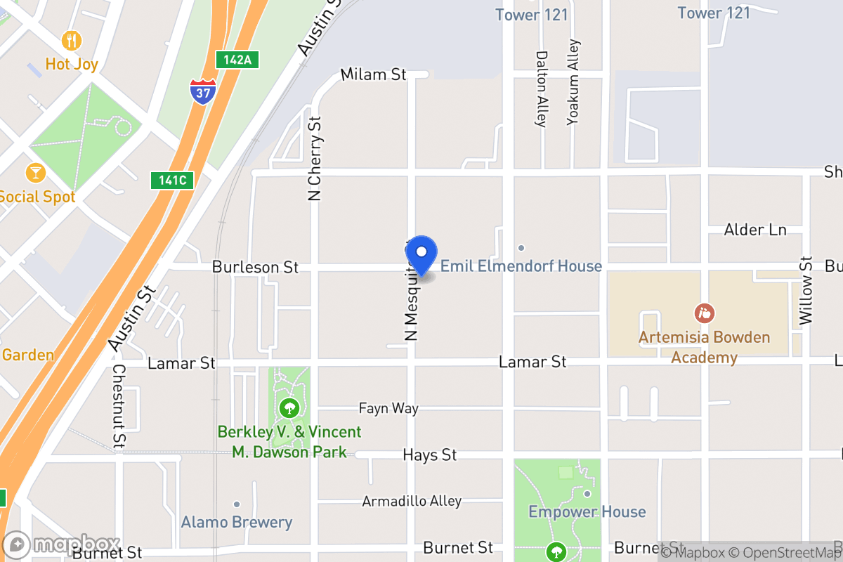 Map of 402  Burleson