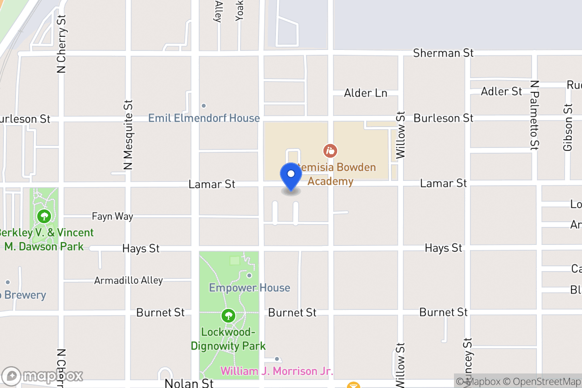 Map of 614  Lamar