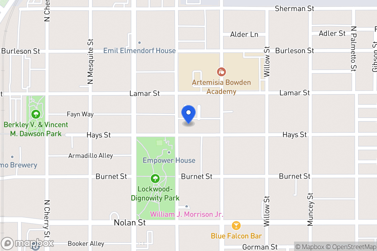 Map of 709  Hays St