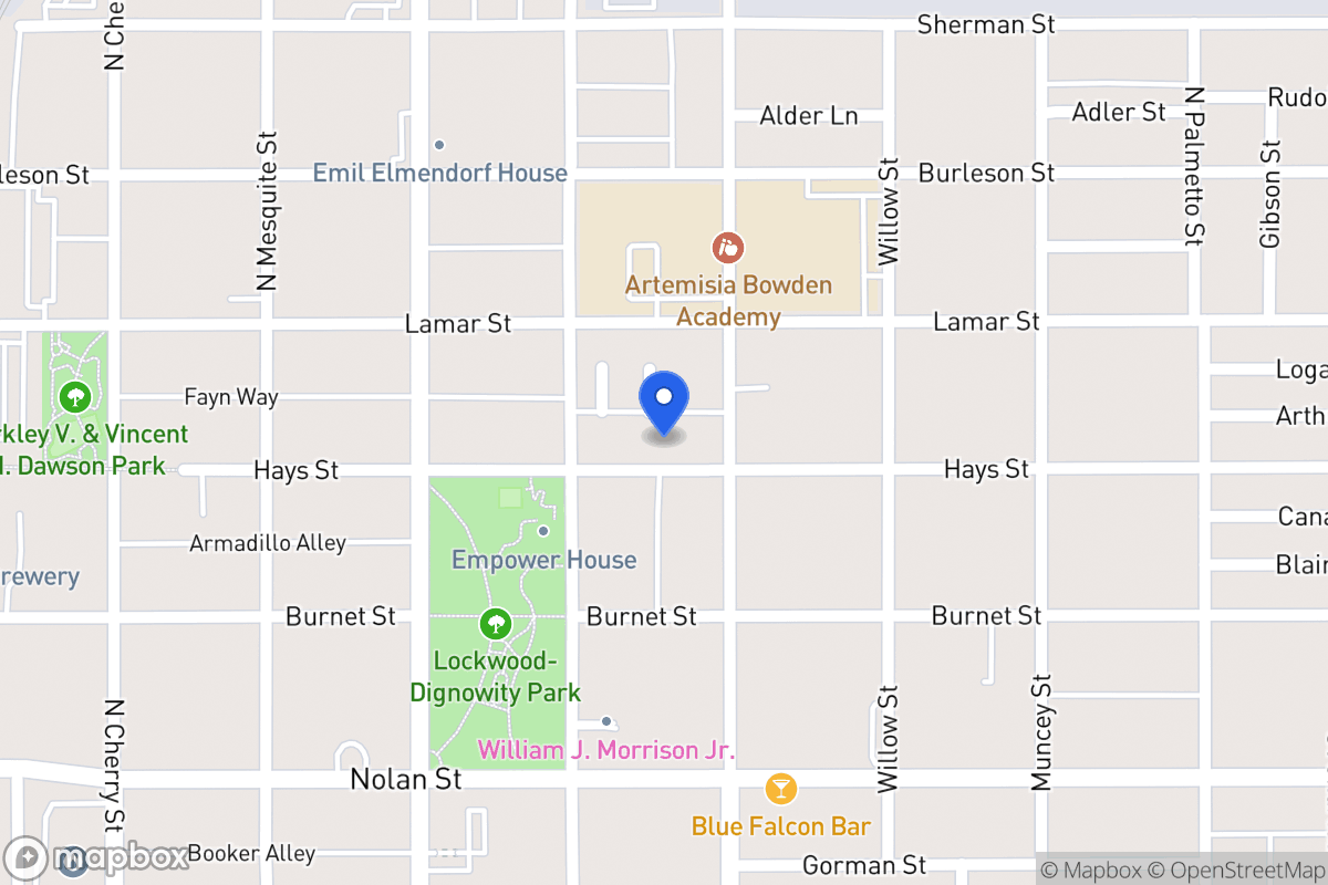 Map of 721  Hays St