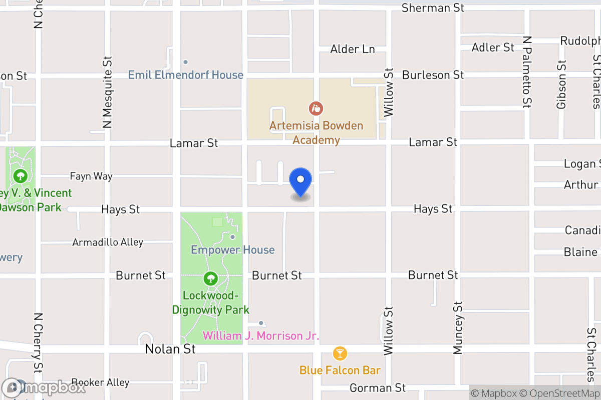 Map of 729  Hays St