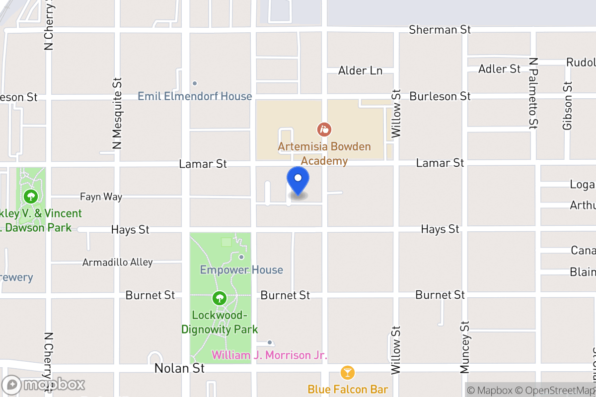 Map of 915 N Pine St