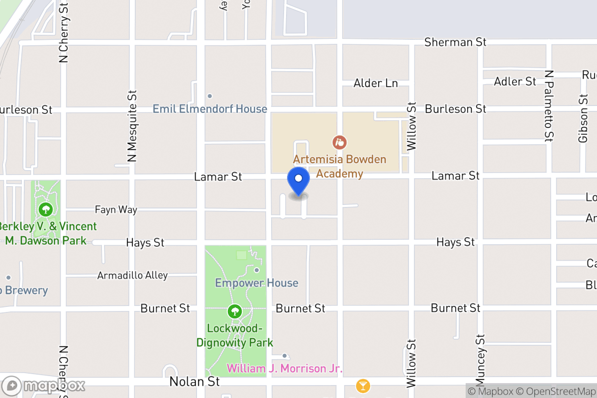 Map of 501 N Olive St