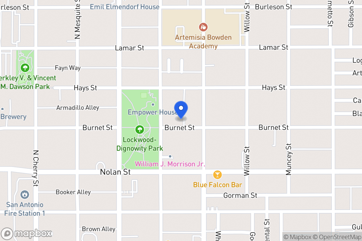 Map of 815  Burnet St