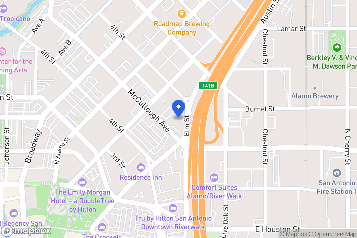 Map of 627  Elm St