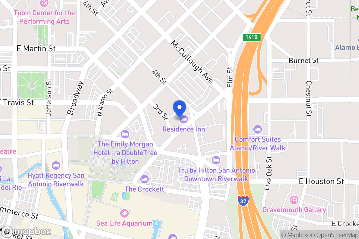 Map of 425  Bonham