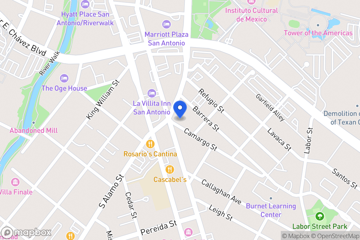 Map of 740 S Alamo St