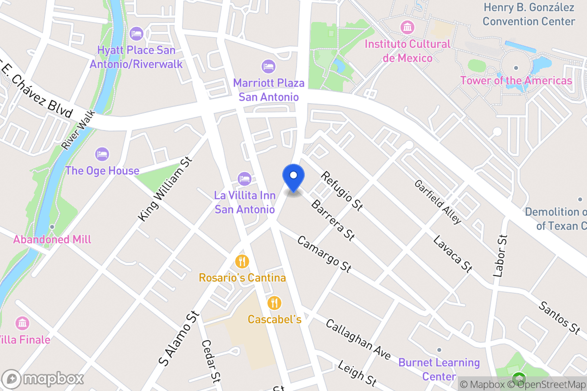 Map of 716 S Alamo St