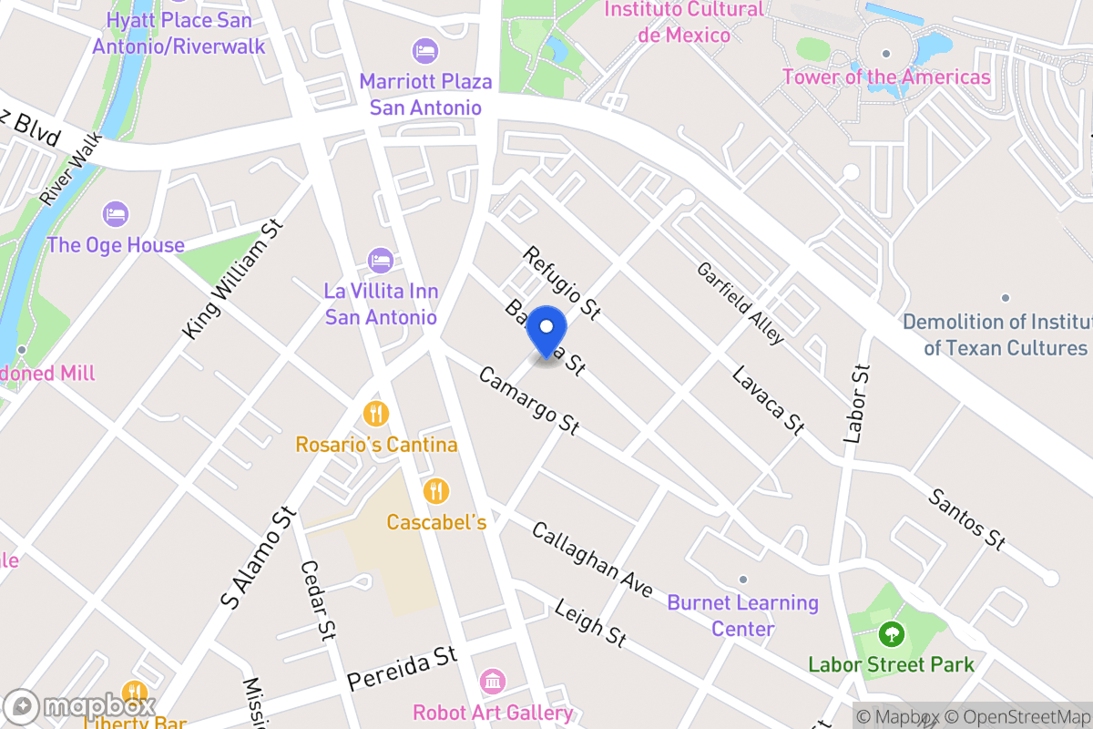 Map of 202  Barrera St