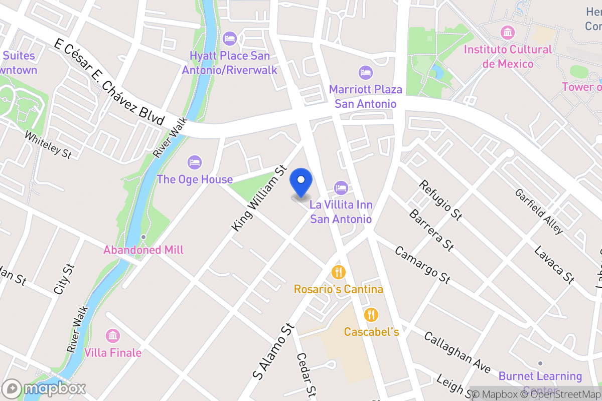 Map of 105  Madison