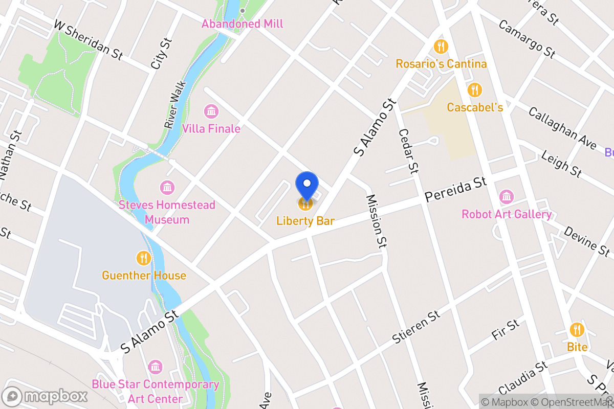Map of 1111 S Alamo St