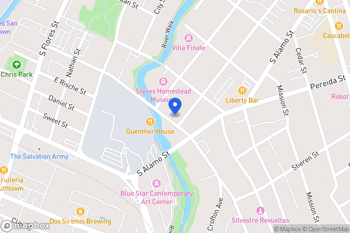 Map of 222 E Guenther