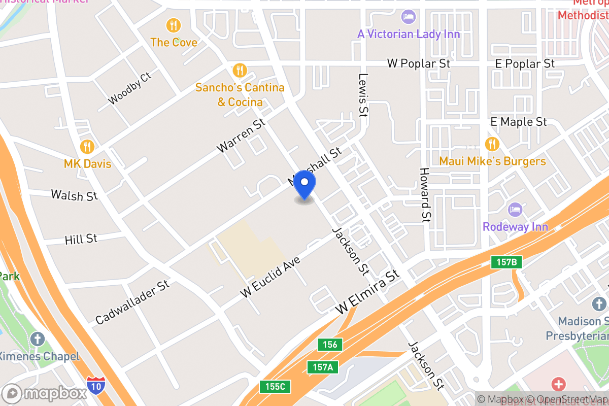 Map of 417  Jackson St