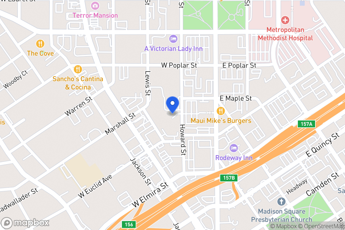 Map of 223  Howard St