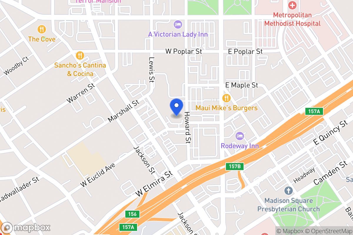 Map of 217  Howard St