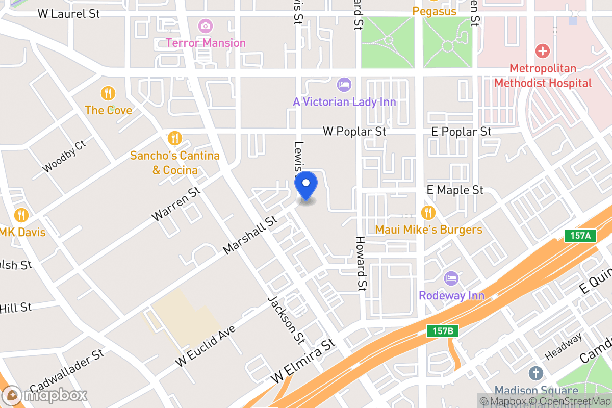 Map of 100  Lewis St