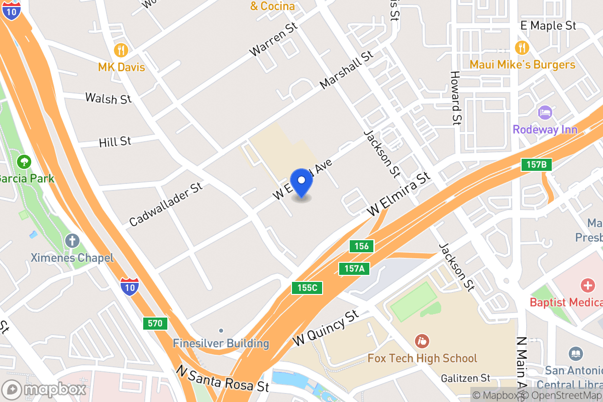 Map of 624 W Euclid Ave
