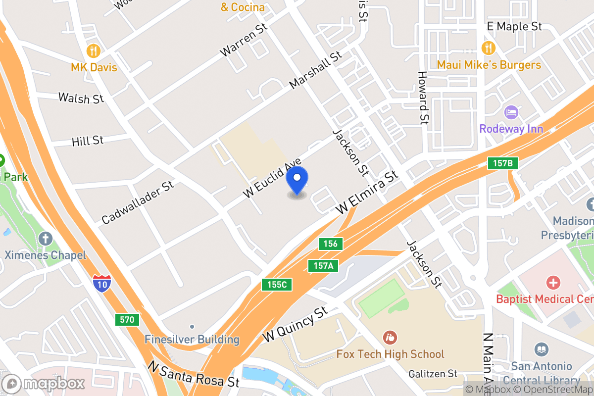 Map of 610 W Euclid Ave