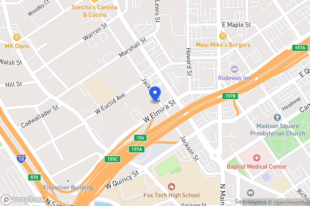 Map of 305  Jackson St