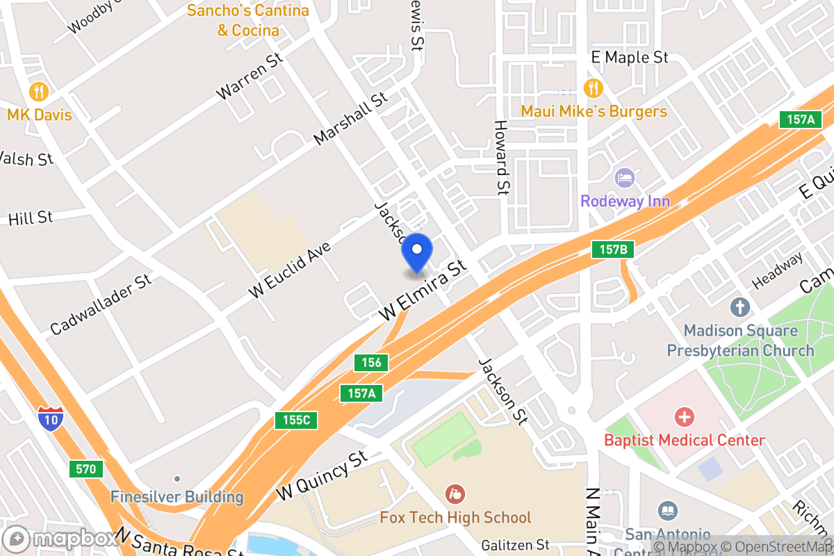 Map of 401 W Elmira St