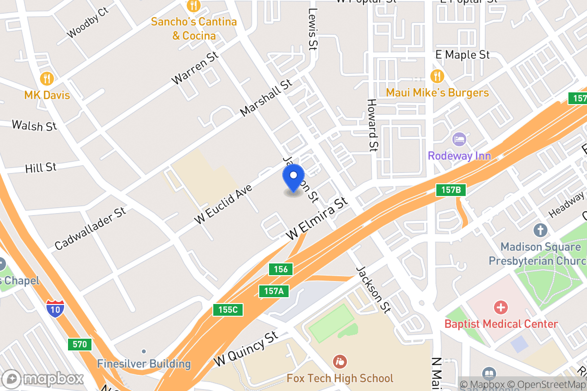 Map of 315  Jackson St