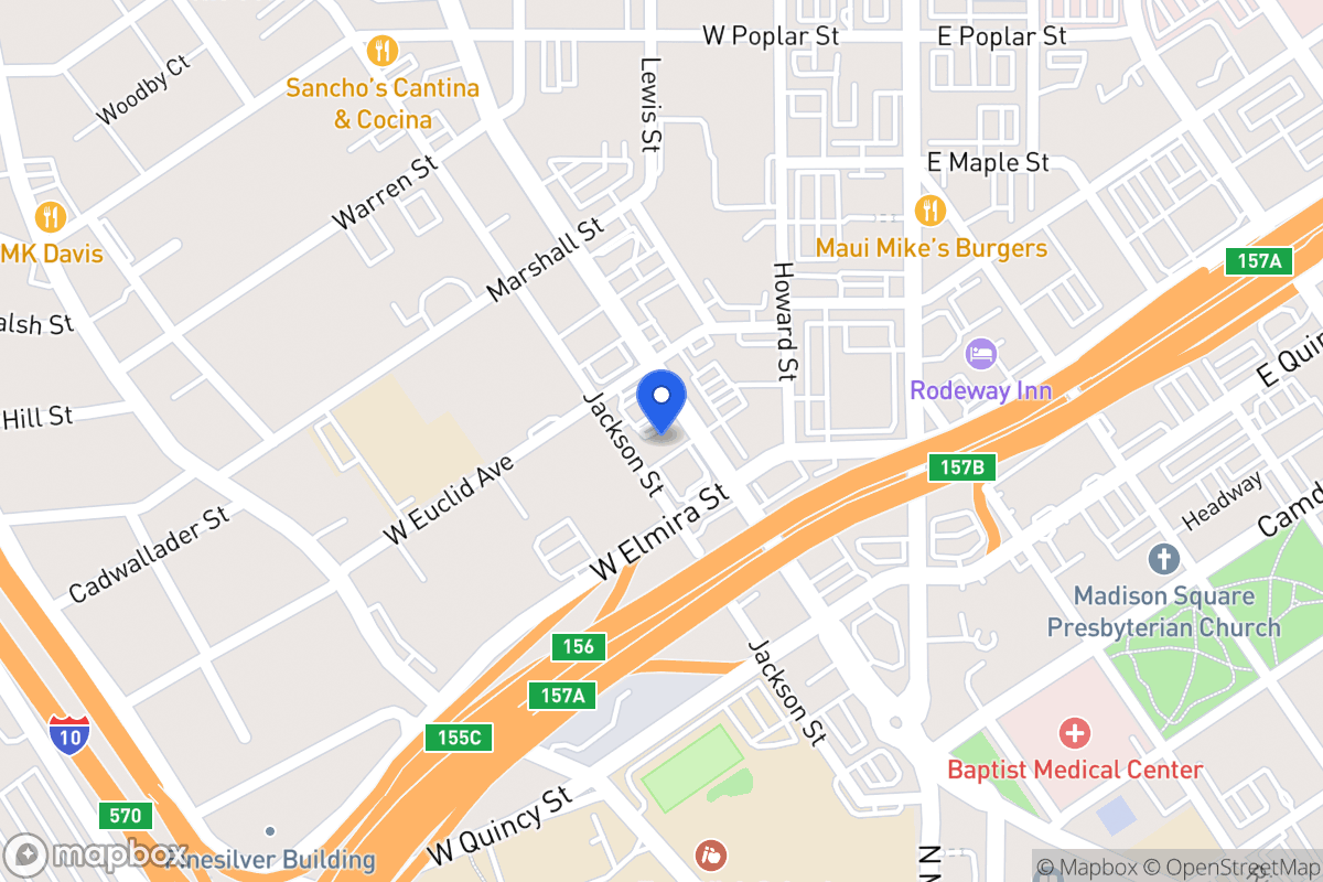 Map of 315  San Pedro Ave