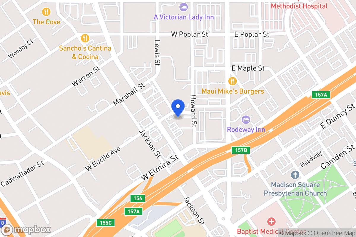 Map of 208 W Euclid Ave