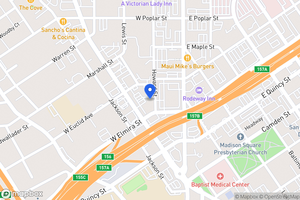 Map of 111  Howard St