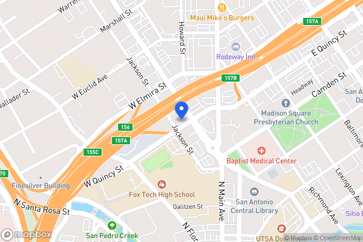 Map of 201  San Pedro Ave