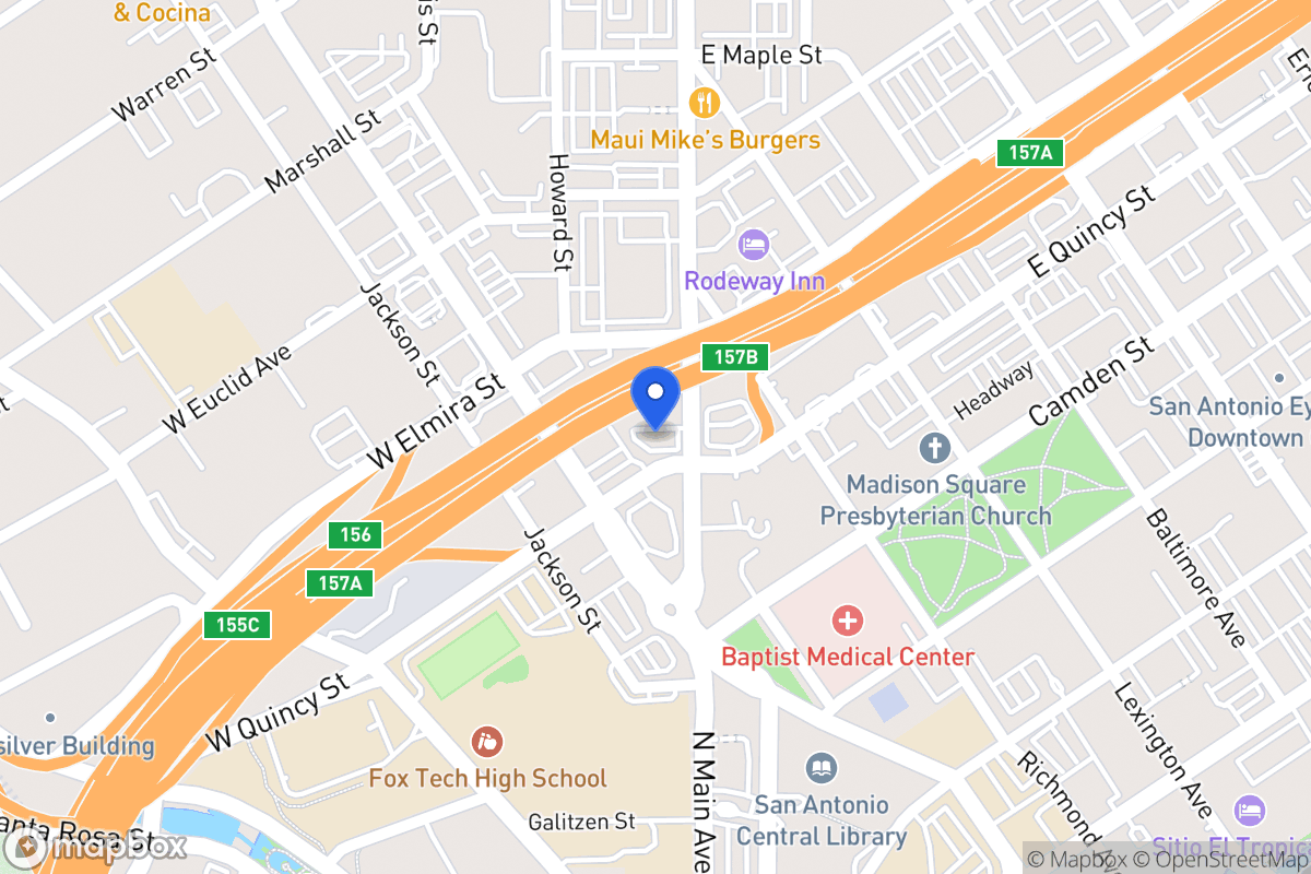 Map of 801 N Main Ave