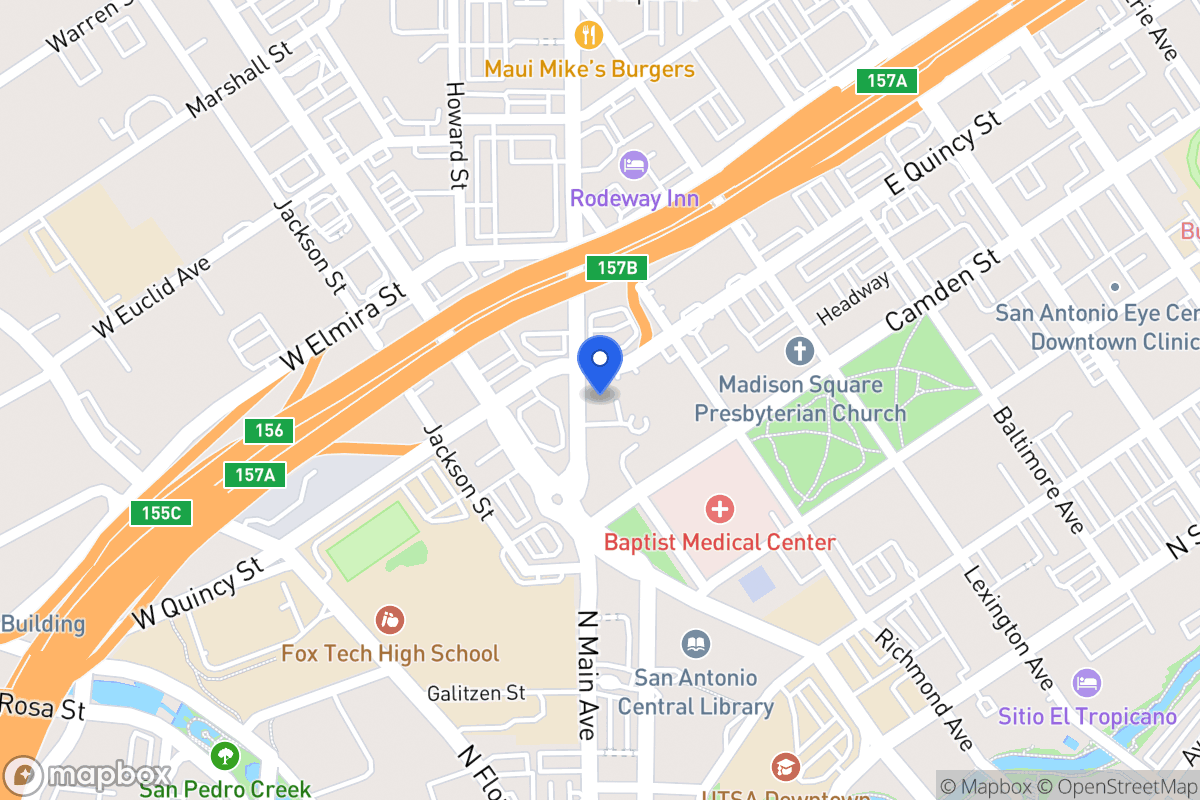 Map of 730 N Main Ave