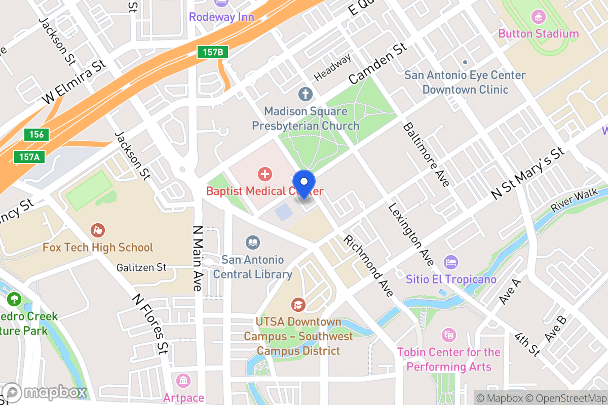 Map of 124  Dallas St