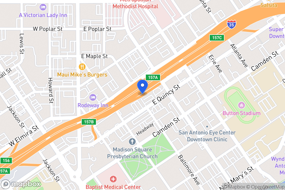 Map of 401 E Quincy St