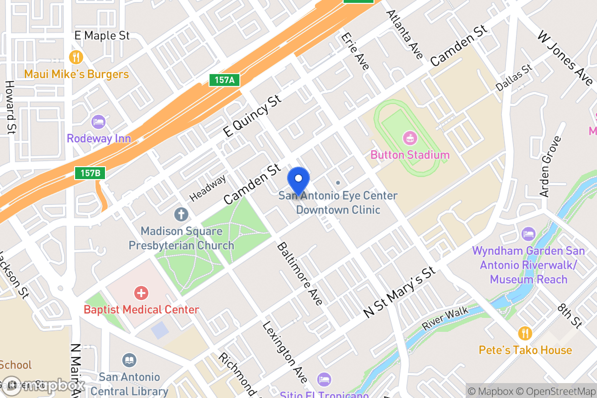 Map of 419  Dallas St