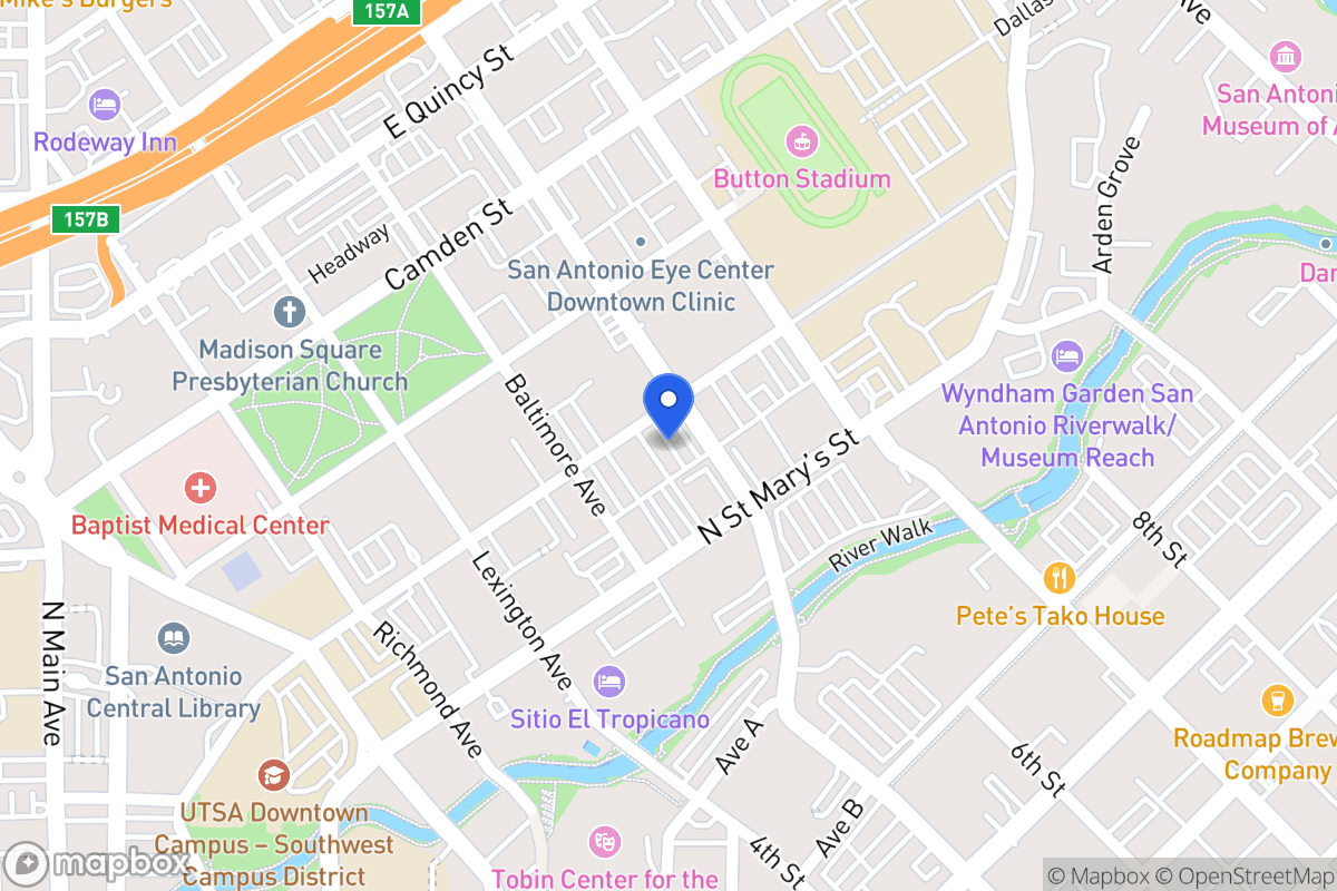 Map of 718  Augusta St
